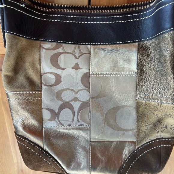 Vintage Coach Shoulder Bag- Patchwork - Picture 4 of 7